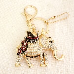 Elephant Purse Charm - Key Chain